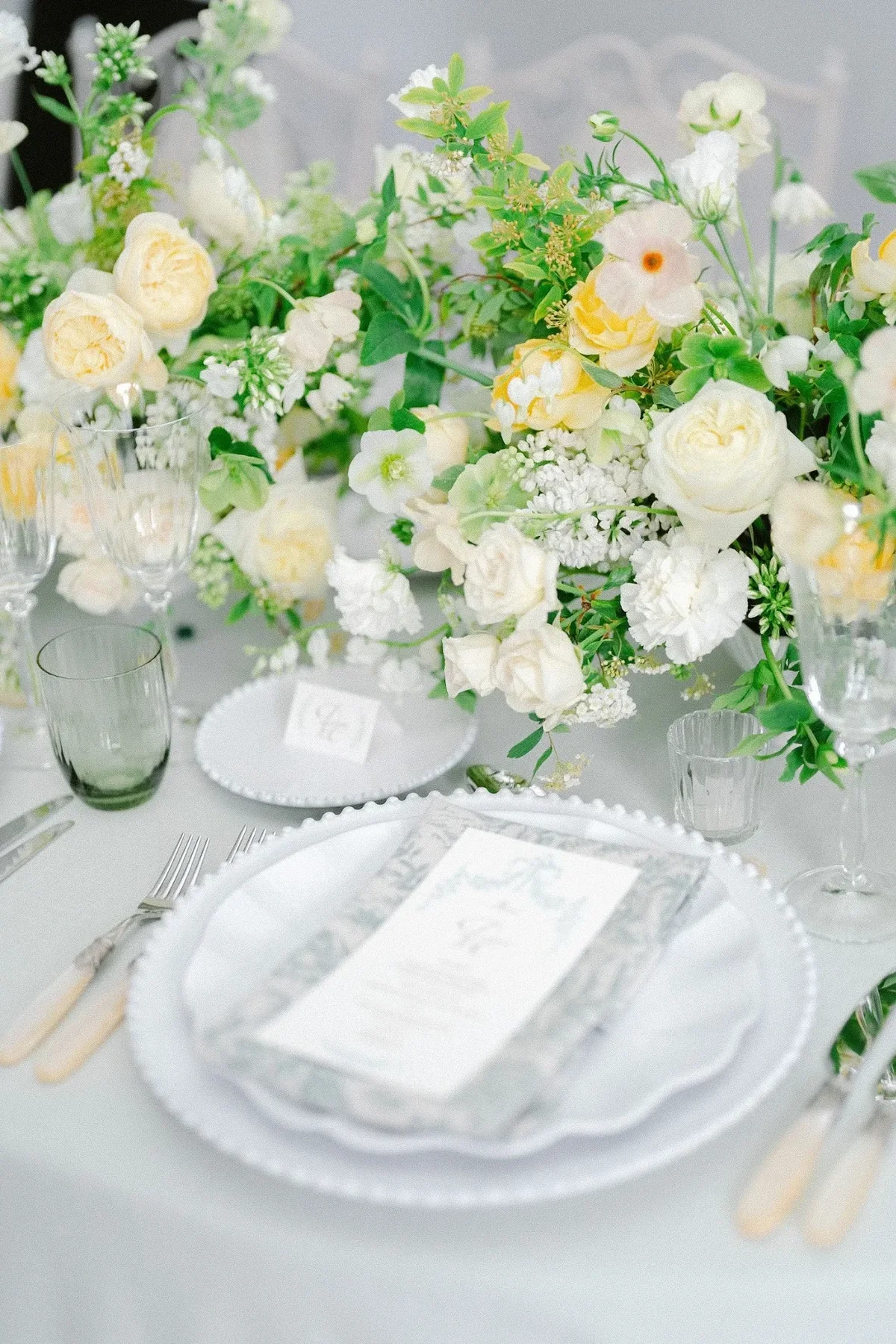 A Spring Wedding Lunch — wedding table and floral design, photograph 6
